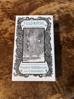 Yggdrasil Norse Divination Cards Haukur Halldorsson 81 Card Deck Guidebook